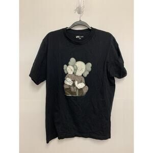 Kaws x Uniqlo UT Black Double Sided Graphic T-Shirt Men’s Boxy Large